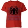 Marvel Avengers Spider-Man Logo Kids Christmas T-Shirt - Red 2 Marvel Avengers Spider-Man Logo Kids Christmas T-Shirt - Red -Christmas Clothes Store 11928390 1034621631641857