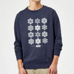 Star Wars Snowflake Christmas Jumper - Navy