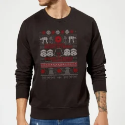 Star Wars Merry Sithmas Knit Christmas Jumper - Black