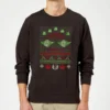 Star Wars Merry Christmas I Wish You Knit Christmas Jumper - Black 2 Star Wars Merry Christmas I Wish You Knit Christmas Jumper - Black -Christmas Clothes Store 11929393 2024625126760537
