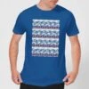 Star Wars AT-AT Pattern Men's Christmas T-Shirt - Royal Blue -Christmas Clothes Store 11929411 1324622426941068