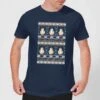 Star Wars BB-8 Pattern Men's Christmas T-Shirt - Navy -Christmas Clothes Store 11929468 3414622432137119
