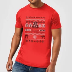 Star Wars I Find Your Lack Of Cheer Disturbing Men's Christmas T-Shirt - Red