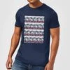 Star Wars AT-AT Pattern Men's Christmas T-Shirt - Navy 1 Star Wars AT-AT Pattern Men's Christmas T-Shirt - Navy -Christmas Clothes Store 11929516 1654622429735043