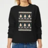 Star Wars BB-8 Pattern Women's Christmas Jumper - Black