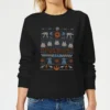 Star Wars Seasons Greeting From Hoth Women's Christmas Jumper - Black