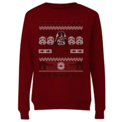 Star Wars I Find Your Lack Of Cheer Disturbing Women's Christmas Jumper - Burgundy 9 Star Wars I Find Your Lack Of Cheer Disturbing Women's Christmas Jumper - Burgundy -Christmas Clothes Store 11929643 9654625258797743