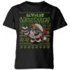Cartoon Network Dexter's Lab Pattern Kids' Christmas T-Shirt - Black -Christmas Clothes Store 11931684 1214622959537869