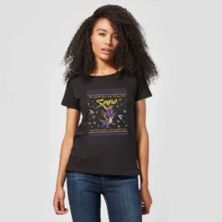 Spyro Knit Women's Christmas T-Shirt - Black 9 Spyro Knit Women's Christmas T-Shirt - Black -Christmas Clothes Store 11962049 1794626574869102