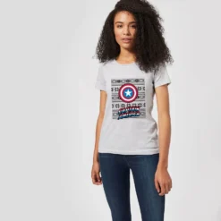 Marvel Captain America Women's Christmas T-Shirt - Grey 9 Marvel Captain America Women's Christmas T-Shirt - Grey -Christmas Clothes Store 11963172 9104627061467698