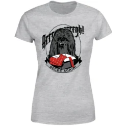 Star Wars Chewbacca Arrrrgh Socks Again Women's Christmas T-Shirt - Grey 11 Star Wars Chewbacca Arrrrgh Socks Again Women's Christmas T-Shirt - Grey -Christmas Clothes Store 11963233 1424627064588925
