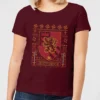 Harry Potter Gryffindor Crest Women's Christmas T-Shirt - Burgundy 1 Harry Potter Gryffindor Crest Women's Christmas T-Shirt - Burgundy -Christmas Clothes Store 11963253 4224627065520359