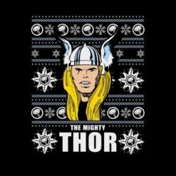 Marvel Thor Face Women's Christmas T-Shirt - Black -Christmas Clothes Store 11963280 1974627067078028