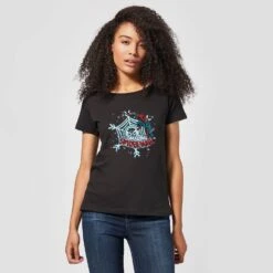 Marvel The Amazing Spider-Man Snowflake Web Women's Christmas T-Shirt - Black -Christmas Clothes Store 11963300 1364627067800281