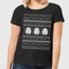 Star Wars Stormtrooper Knit Women's Christmas T-Shirt - Black -Christmas Clothes Store 11963310 9654627068174435