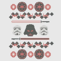 Star Wars Empire Knit Women's Christmas T-Shirt - Grey 8 Star Wars Empire Knit Women's Christmas T-Shirt - Grey -Christmas Clothes Store 11963382 1574627072655766