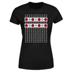 Marvel Deadpool Snowflakes Women's Christmas T-Shirt - Black 11 Marvel Deadpool Snowflakes Women's Christmas T-Shirt - Black -Christmas Clothes Store 11963539 1124627059132411