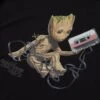 Marvel Guardians Of The Galaxy Groot Tape Women's Christmas T-Shirt - Black -Christmas Clothes Store 11963556 2054912956858726