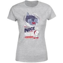 Looney Tunes Tweety Pie Pussy Cat Women's Christmas T-Shirt - Grey 11 Looney Tunes Tweety Pie Pussy Cat Women's Christmas T-Shirt - Grey -Christmas Clothes Store 11963600 1864627059697200