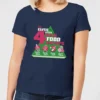 Elf Food Groups Women's Christmas T-Shirt - Navy 2 Elf Food Groups Women's Christmas T-Shirt - Navy -Christmas Clothes Store 11963644 8344627061004345