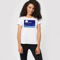 Star Wars AT-AT Darth Vader Sleigh Women's Christmas T-Shirt - White -Christmas Clothes Store 11963695 1904627063387635