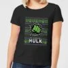 Marvel Hulk Punch Women's Christmas T-Shirt - Black 2 Marvel Hulk Punch Women's Christmas T-Shirt - Black -Christmas Clothes Store 11963735 8824627065438252