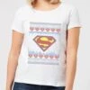 DC COMICS DC Supergirl Knit Women's Christmas T-Shirt - White