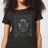 Harry Potter Slytherin Crest Women's Christmas T-Shirt - Black 2 Harry Potter Slytherin Crest Women's Christmas T-Shirt - Black -Christmas Clothes Store 11964211 1184627066095528