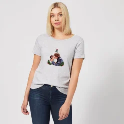 Star Wars Mistletoe Kiss Women's Christmas T-Shirt - Grey -Christmas Clothes Store 11964258 1924627068480750
