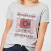 DC COMICS DC Cyborg Knit Women's Christmas T-Shirt - Grey