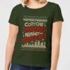 Elf Cotton-Headed-Ninny-Muggins Knit Women's Christmas T-Shirt - Forest Green 2 Elf Cotton-Headed-Ninny-Muggins Knit Women's Christmas T-Shirt - Forest Green -Christmas Clothes Store 11964312 1434627071442380