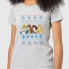 Disney Princess Faces Women's Christmas T-Shirt - Grey 1 Disney Princess Faces Women's Christmas T-Shirt - Grey -Christmas Clothes Store 11964326 7914627071797157