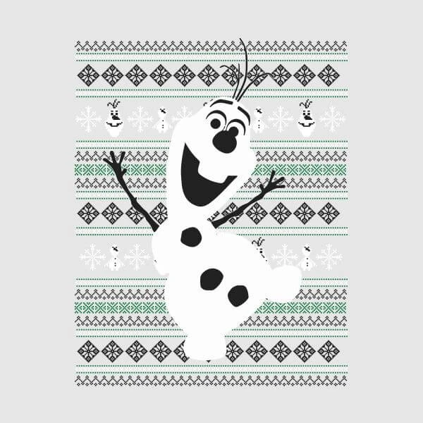 Disney Frozen Olaf Dancing Women's Christmas T-Shirt - Grey 4 Disney Frozen Olaf Dancing Women's Christmas T-Shirt - Grey - Image 2