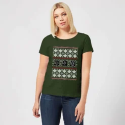 Star Wars Imperial Darth Vader Women's Christmas T-Shirt - Forest Green -Christmas Clothes Store 11964535 7774627059904155
