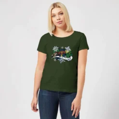Marvel Thor Iron Man Hulk Snowflake Women's Christmas T-Shirt - Forest Green 9 Marvel Thor Iron Man Hulk Snowflake Women's Christmas T-Shirt - Forest Green -Christmas Clothes Store 11964712 1574627068991545