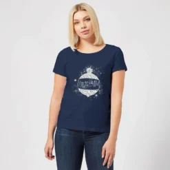 Harry Potter Yule Ball Baubel Women's Christmas T-Shirt - Navy -Christmas Clothes Store 11964854 1934627075722048