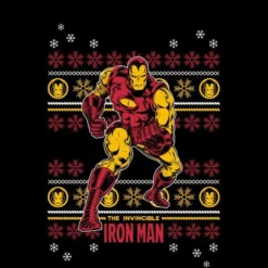 Marvel Iron Man Women's Christmas T-Shirt - Black -Christmas Clothes Store 11964878 2134627077642039