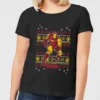 Marvel Iron Man Women's Christmas T-Shirt - Black 1 Marvel Iron Man Women's Christmas T-Shirt - Black -Christmas Clothes Store 11964878 2984627077414699