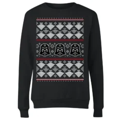 Star Wars Imperial Darth Vader Women's Christmas Jumper - Black -Christmas Clothes Store 11965591 1454627068809073