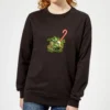 Star Wars Candy Cane Yoda Women's Christmas Jumper - Black 1 Star Wars Candy Cane Yoda Women's Christmas Jumper - Black -Christmas Clothes Store 11965601 1254627068826188