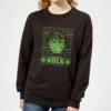 Marvel Hulk Face Women's Christmas Jumper - Black -Christmas Clothes Store 11965645 1754627070864664