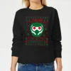 Marvel Guardians Of The Galaxy Star-Lord Pattern Women's Christmas Jumper - Black -Christmas Clothes Store 11965856 2084627082288157