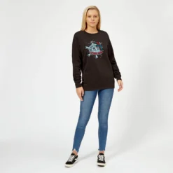 Marvel The Amazing Spider-Man Snowflake Web Women's Christmas Jumper - Black -Christmas Clothes Store 11965893 2564627084658040