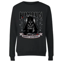 Star Wars Darth Vader Humbug Women's Christmas Jumper - Black 9 Star Wars Darth Vader Humbug Women's Christmas Jumper - Black -Christmas Clothes Store 11966090 1834627062818253