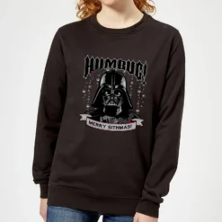 Star Wars Darth Vader Humbug Women's Christmas Jumper - Black