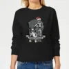 Star Wars Happy Holidays Droids Women's Christmas Jumper - Black 2 Star Wars Happy Holidays Droids Women's Christmas Jumper - Black -Christmas Clothes Store 11966447 5144627075896321