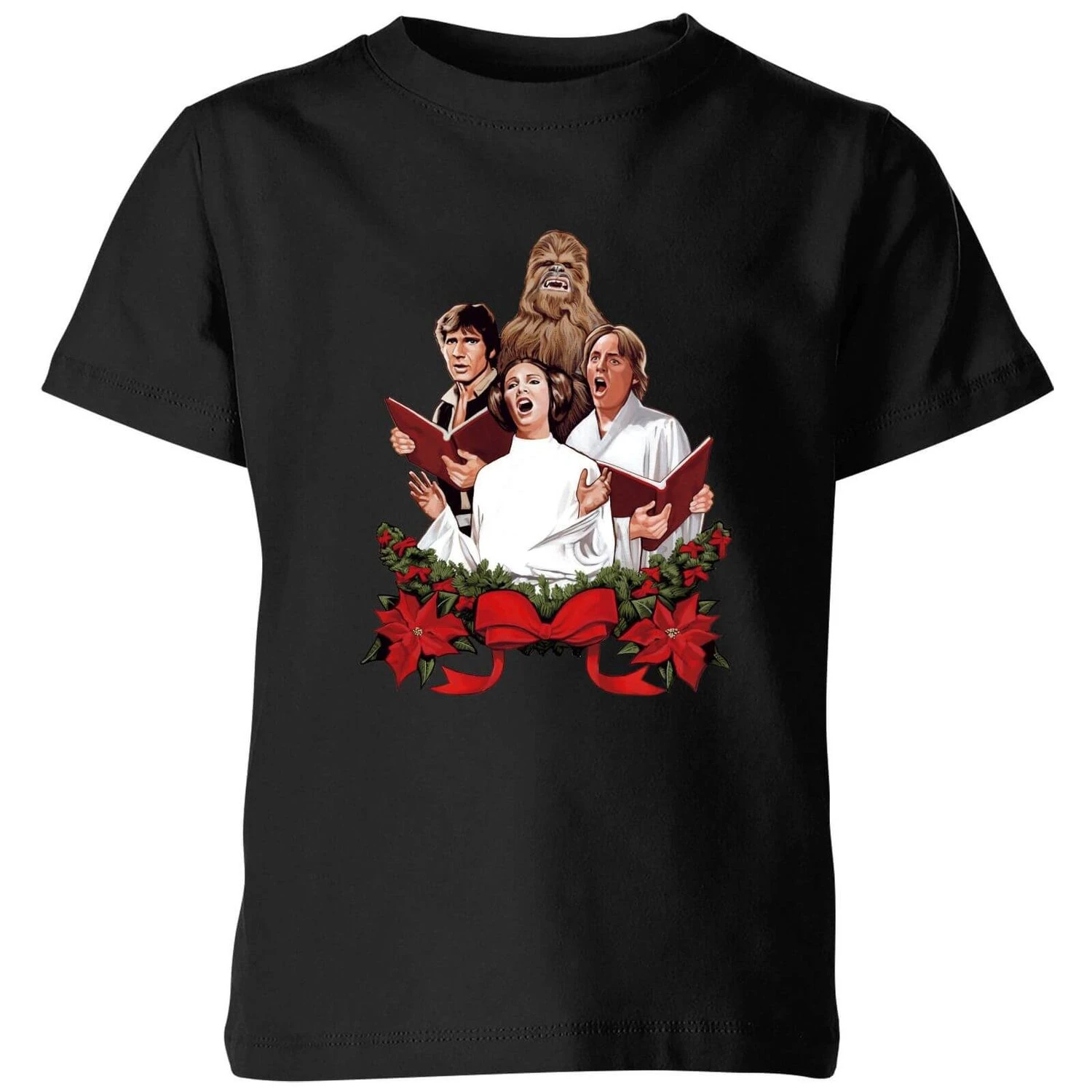 Star Wars Jedi Carols Kids' Christmas T-Shirt - Black 3 Star Wars Jedi Carols Kids' Christmas T-Shirt - Black