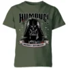 Star Wars Darth Vader Humbug Kids' Christmas T-Shirt - Forest Green
