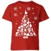 Star Wars Character Christmas Tree Kids' Christmas T-Shirt - Red 2 Star Wars Character Christmas Tree Kids' Christmas T-Shirt - Red -Christmas Clothes Store 11966975 1024627112779671