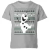 Disney Frozen Olaf Dancing Kids' Christmas T-Shirt - Grey 1 Disney Frozen Olaf Dancing Kids' Christmas T-Shirt - Grey -Christmas Clothes Store 11967119 2634627102840038
